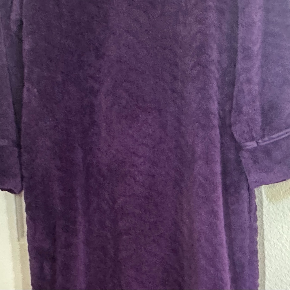 OSCAR de la RENTA (S/M) Purple Long Robe - Picture 8 of 13